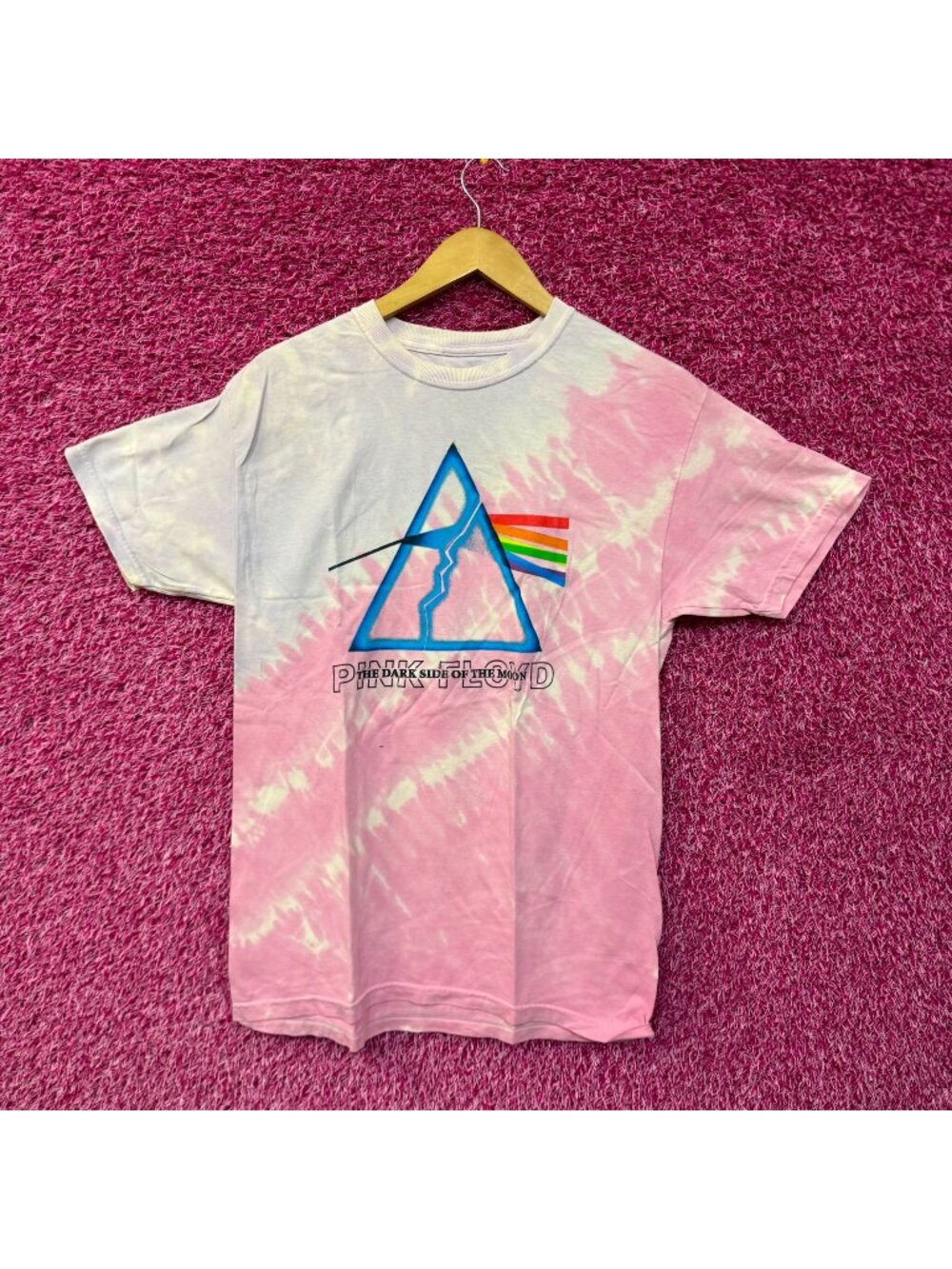 Pink Floyd The Dark Side of the Moon Album Rock Tie Dye M